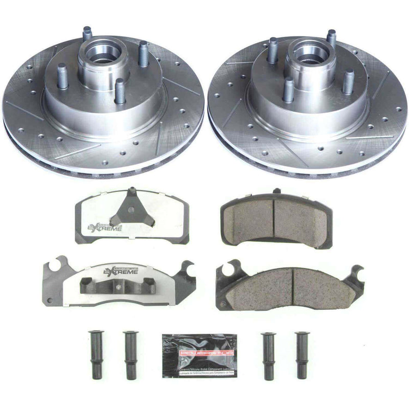 Power Stop K4816-26 Front Z26 Street Warrior 1-Click Pad And Rotor Kit for 1983 Ford Mustang product image