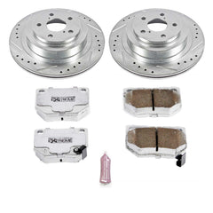 Power Stop K4932-26 Z26 Extreme Street Warrior 1-Click Brake Kit (Rear) for 2006-2007 Subaru Impreza Wrx Wrx product image