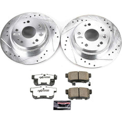 Power Stop K4989-26 Z26 Street Warrior 1-Click Rear Brake Kit for 2002-2004 Acura Rl product image