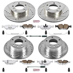 Power Stop K500-26 Z26 Extreme Street Warrior 1-Click Brake Kit (Front And Rear) for 1997-2002 BMW Z3 product image