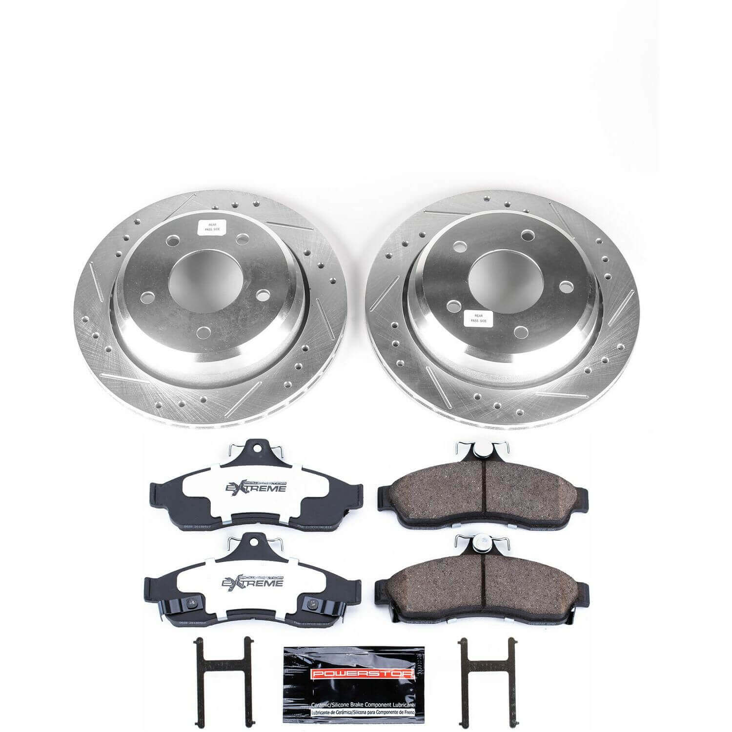 Power Stop K5064-26 Z26 Street Warrior 1-Click Rear Brake Kit for 1994-1996 Chevrolet Caprice - product image