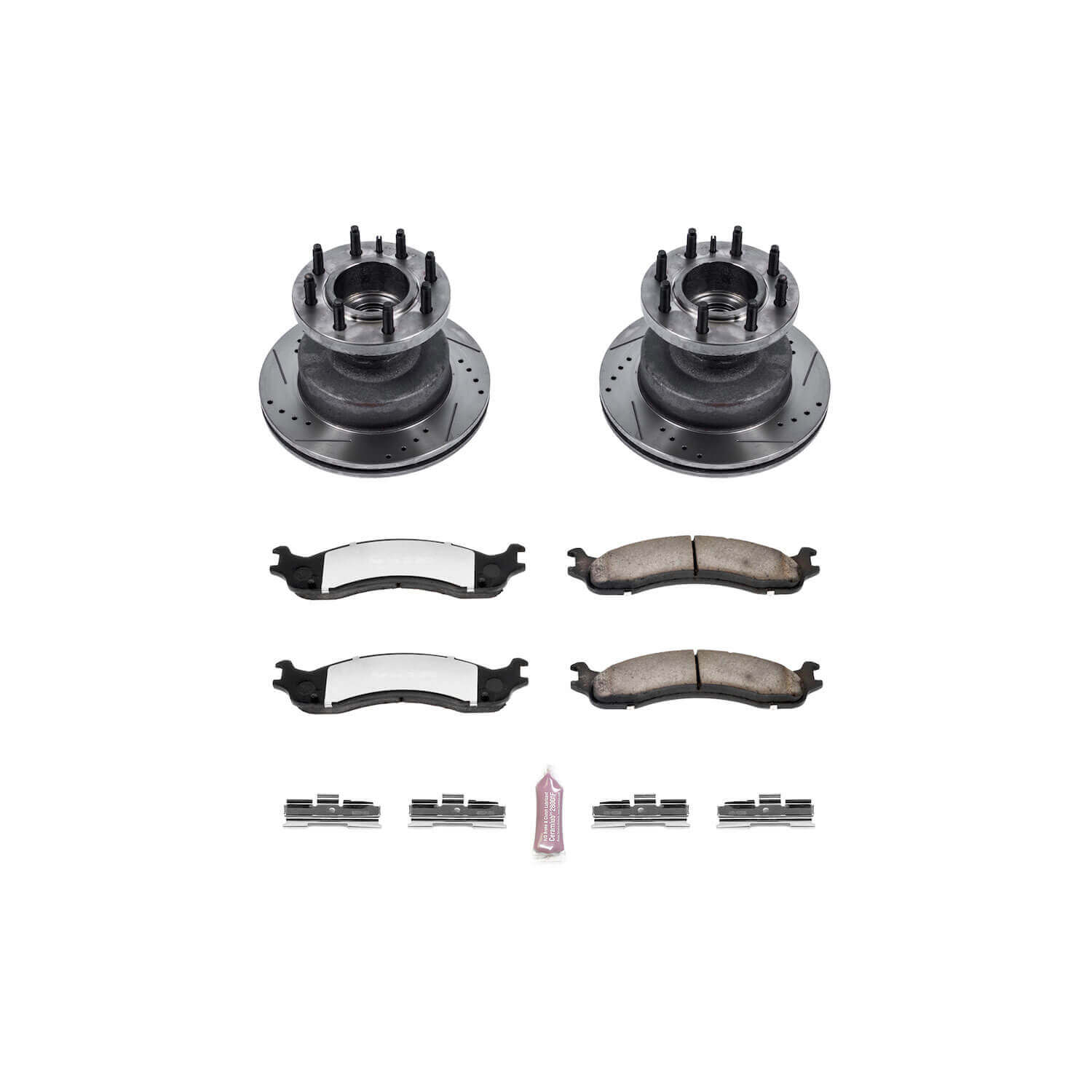 Power Stop K5084-36 Z36 Severe-Duty Truck And Tow 1-Click Brake Kit (Front) for 1995-2007 Ford E-350 Club Wagon product image