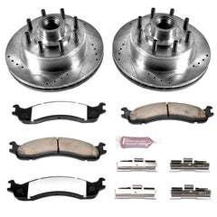 Power Stop K5088-36 Z36 Severe-Duty Truck And Tow 1-Click Brake Kit (Front) for 1995-2007 Ford E-150 product image