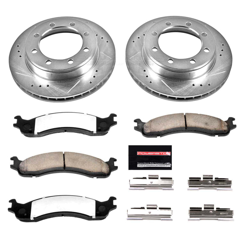 Power Stop K5089-36 Z36 Severe-Duty Truck And Tow 1-Click Brake Kit (Front) for 1995-1999 Ford F-250 4 product image
