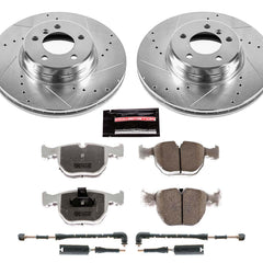Power Stop K5111-26 Z26 Street Warrior 1-Click Drilled And Slotted Front Brake Kit for 2003-2005 Land Rover Range Rover product image