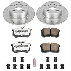 Power Stop K515-26 Z26 Extreme Street Warrior 1-Click Brake Kit (Rear) for 1998-2005 Audi A6 product image