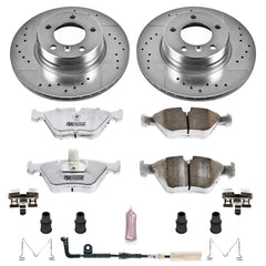 Power Stop K5156-26 Z26 Extreme Street Warrior 1-Click Brake Kit (Front) for 2004-2005 BMW 525I product image