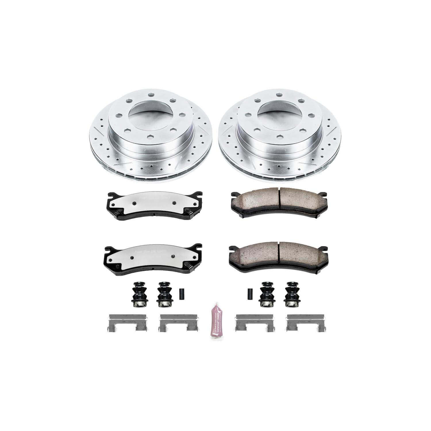 Power Stop K5190-36 Z36 Severe-Duty Truck And Tow 1-Click Brake Kit (Rear) for 2003-2005 Chevrolet Silverado 1500 Hd product image