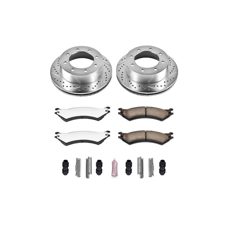 Power Stop K5203-36 Z36 Severe-Duty Truck And Tow 1-Click Brake Kit (Rear) for 1999-2007 Ford E-150 product image