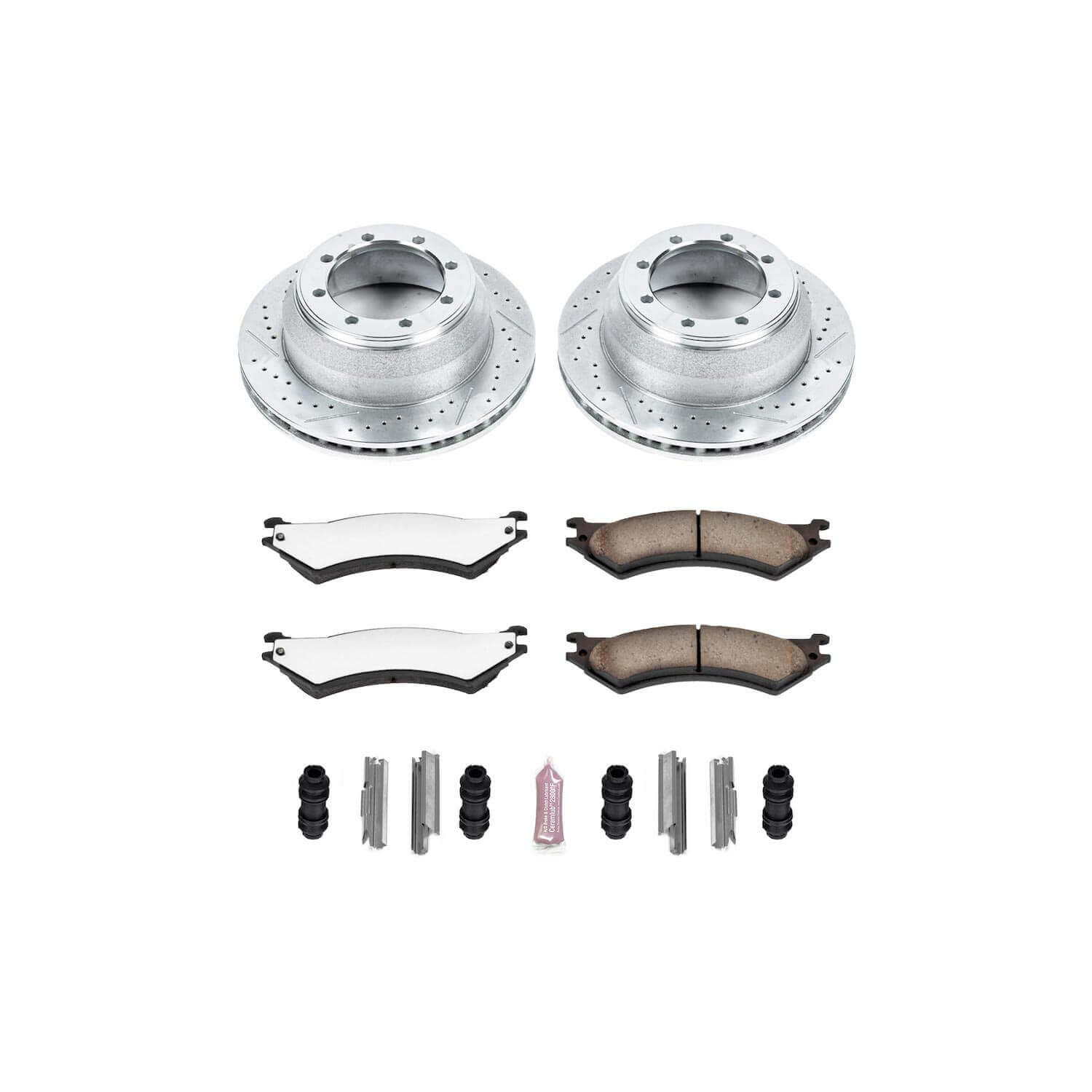 Power Stop K5204-36 Z36 Severe-Duty Truck And Tow 1-Click Brake Kit (Rear) for 1999-2007 Ford E-350 Club Wagon product image