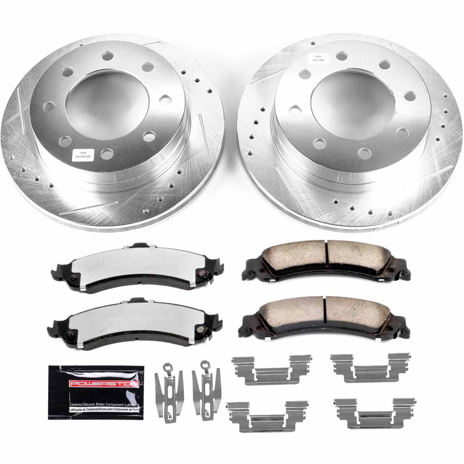 Power Stop K5225-36 Z36 Severe-Duty Truck And Tow 1-Click Brake Kit (Rear) for 2005 Chevrolet Silverado 1500 Hd product image