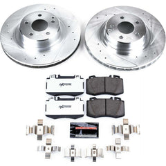 Power Stop K5235-26 Z26 Street Warrior 1-Click Front Brake Kit for 1999-2003 Mercedes-Benz CL500 product image
