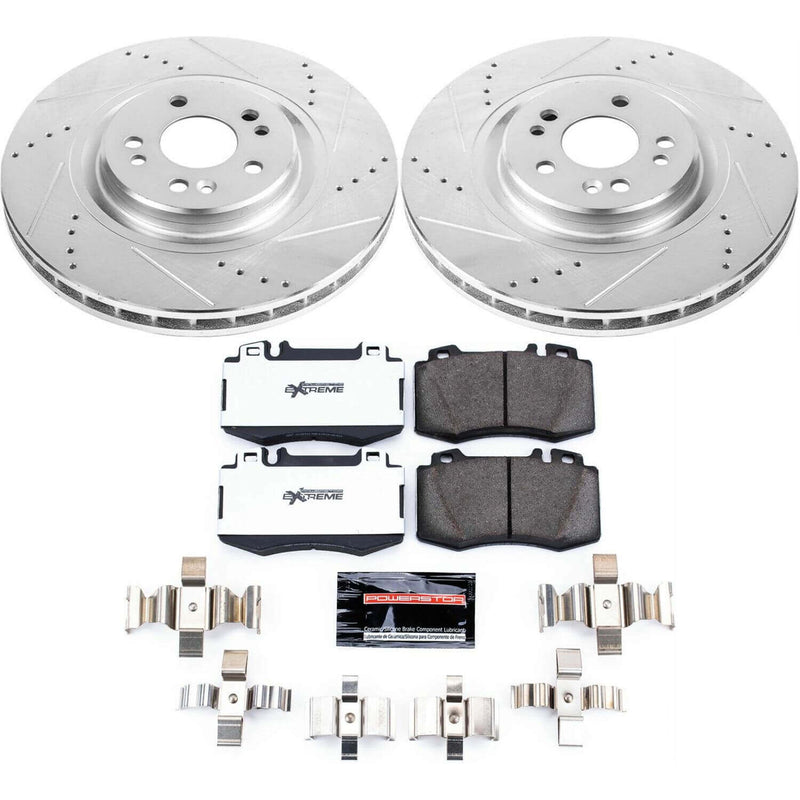 Power Stop K5236-26 Z26 Street Warrior 1-Click Front Brake Kit for 2000-2005 Mercedes-Benz ML430 product image