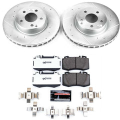 Power Stop K5239-26 Z26 Street Warrior 1-Click Front Brake Kit for 2003-2006 Mercedes-Benz E-350 product image