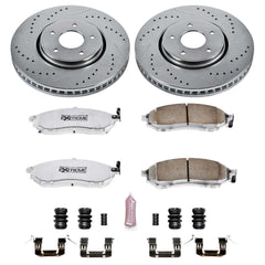 Power Stop K5264-26 Z26 Extreme Street Warrior 1-Click Brake Kit (Front) for 2005-2014 INFINITI FX35 product image