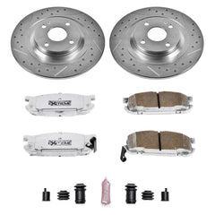 Power Stop K5267-26 Z26 Extreme Street Warrior 1-Click Brake Kit (Rear) for 2001-2005 Mazda Miata / MX-5 product image