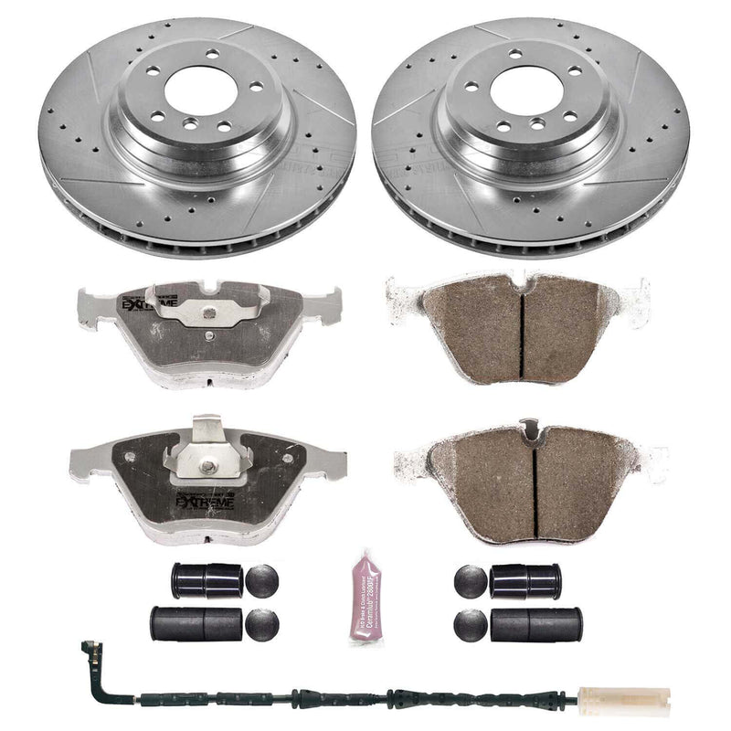 Power Stop K5281-26 Z26 Extreme Street Warrior 1-Click Brake Kit (Front) for 2007-2010 BMW 335D product image