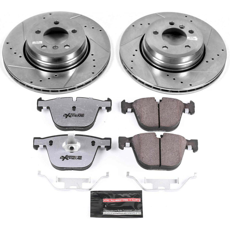 Power Stop K5283-26 Z26 Street Warrior 1-Click Rear Brake Kit for 2005-2008 BMW 750I product image