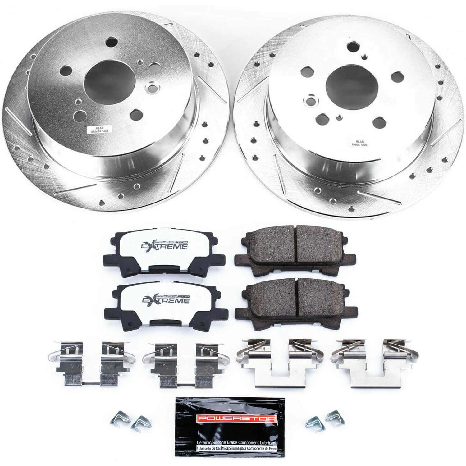 Power Stop K5333-36 Z36 Severe-Duty Truck And Tow 1-Click Rear Brake Kit for 2004-2009 Lexus RX330 product image