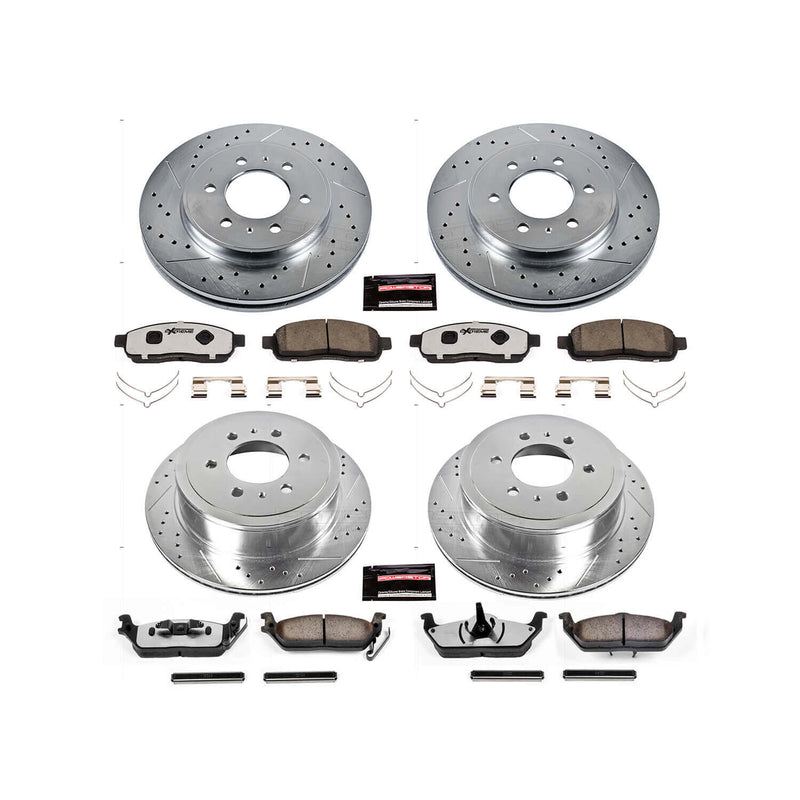 Power Stop K5335-36 Z36 Severe-Duty Truck And Tow 1-Click Front And Rear Brake Kit for 2009 Ford F-150 product image