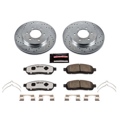 Power Stop K5336-36 Z36 Severe-Duty Truck And Tow 1-Click Drilled And Slotted Front Brake Kit for 2009 Ford F-150 product image