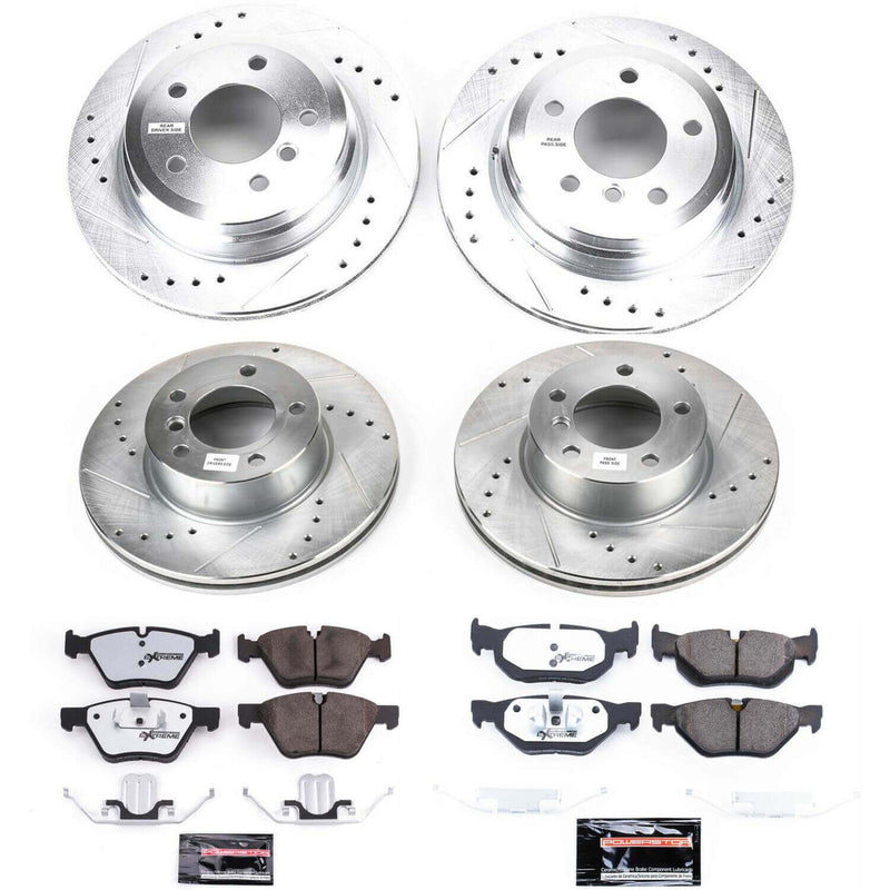 Power Stop K5357-26 Z26 Street Warrior 1-Click Front And Rear Brake Kit for 2006 BMW 325XI product image