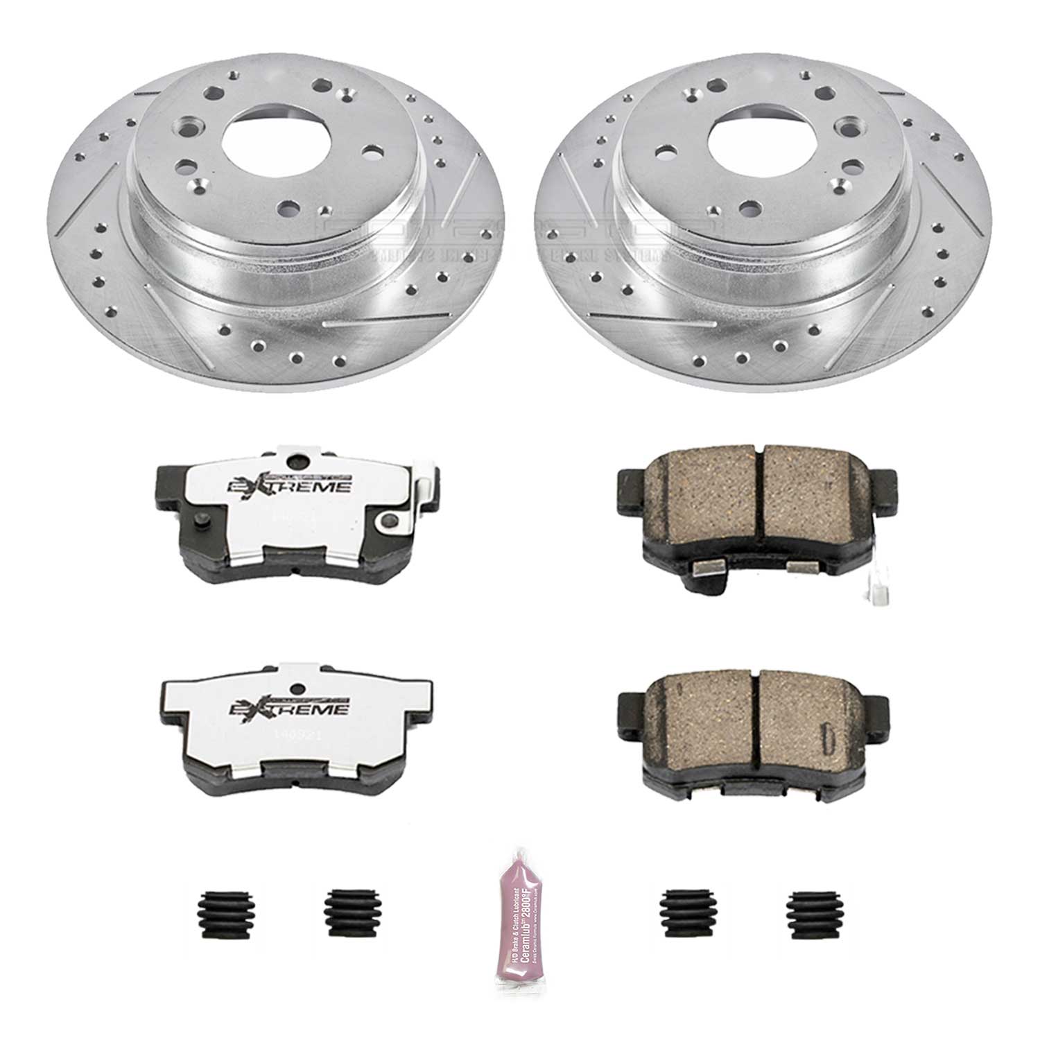 Power Stop K5399-26 - Z26 Extreme Street Warrior 1-Click Brake Kit (Rear) vehicle fitment brake part