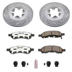 Power Stop K5405-26 Z26 Extreme Street Warrior 1-Click Brake Kit (Front) for 2009-2012 Chevrolet Colorado product image