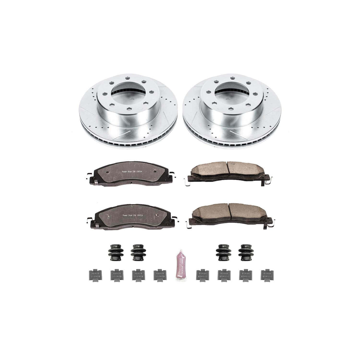Power Stop K5411-36 Z36 Severe-Duty Truck And Tow 1-Click Brake Kit (Front) for 2009-2018 Dodge RAM 1500 product image