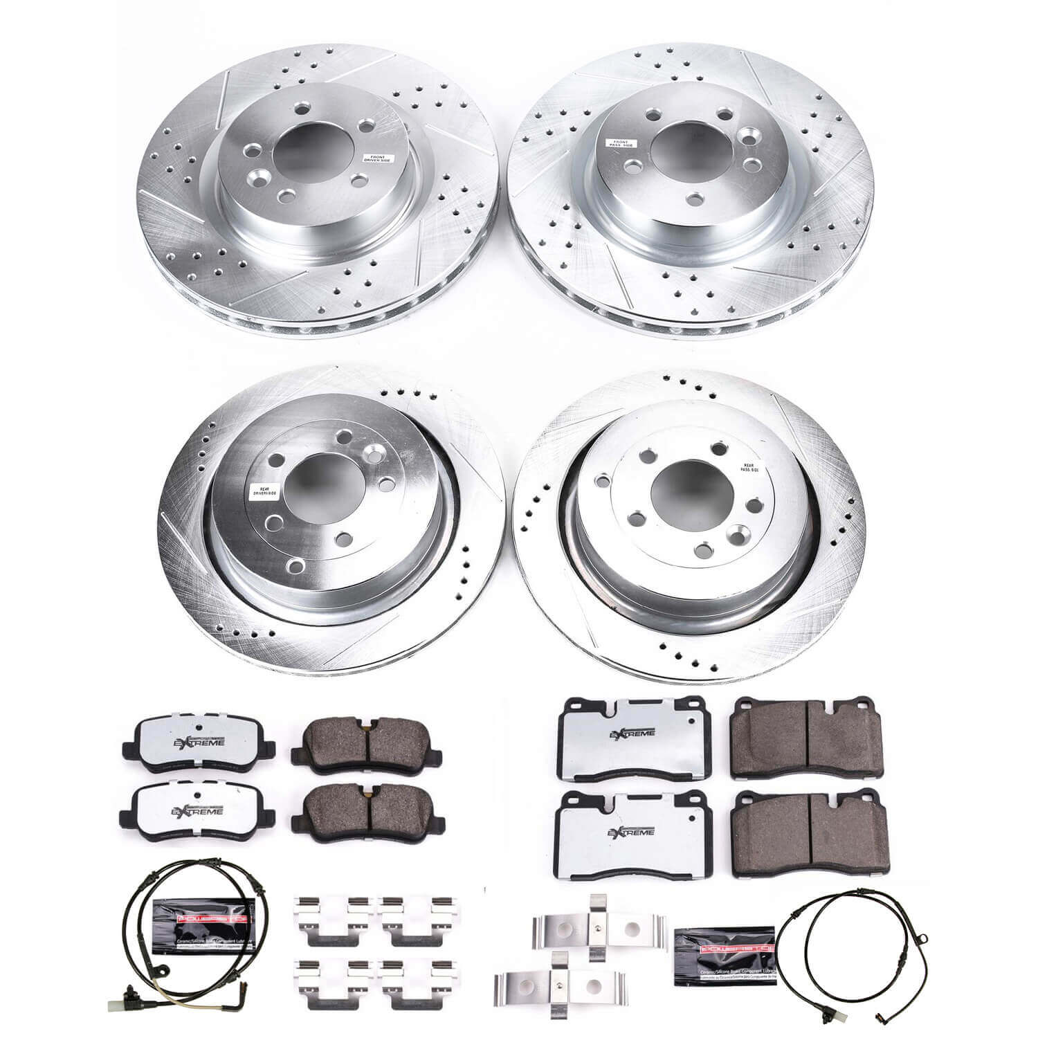 Power Stop K5443-36 Z36 Severe-Duty Truck And Tow 1-Click Front And Rear Brake Kit for 2006-2009 Land Rover Range Rover Sport Supercharged product image