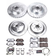 Power Stop K5443-36 Z36 Severe-Duty Truck And Tow 1-Click Front And Rear Brake Kit for 2006-2009 Land Rover Range Rover Sport Supercharged product image