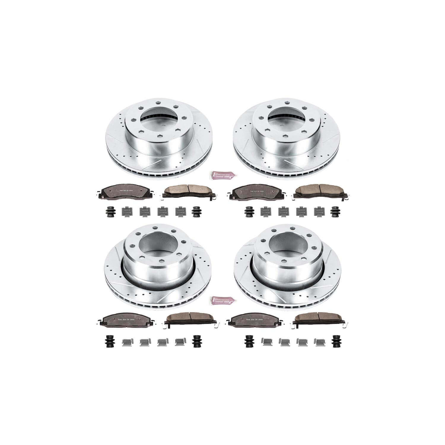 Power Stop K5458-36 Z36 Severe-Duty Truck And Tow 1-Click Brake Kit (Front And Rear) for 2012 Dodge Ram 1500 product image