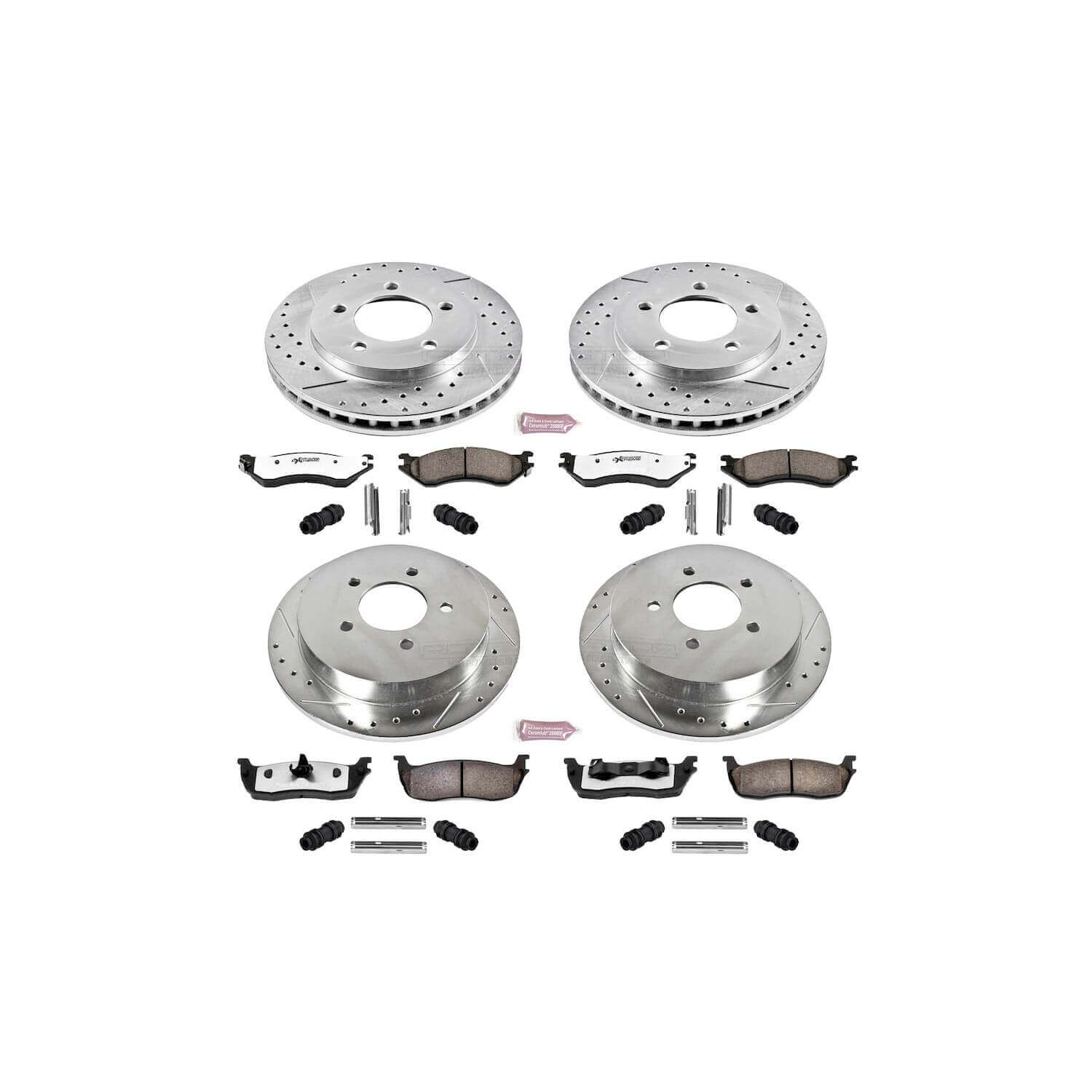Power Stop K5461-36 Z36 Severe-Duty Truck And Tow 1-Click Brake Kit (Front And Rear) for 2000-2002 Ford Expedition 4 product image