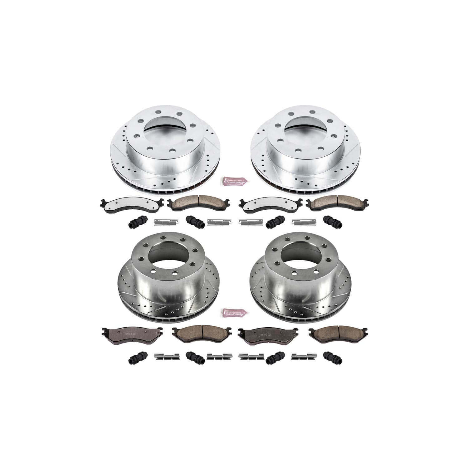 Power Stop K5466-36 Z36 Severe-Duty Truck And Tow 1-Click Brake Kit (Front And Rear) for 2001-2002 Dodge Ram 2500 product image