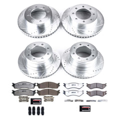 Power Stop K5468-36 Z36 Severe-Duty Truck And Tow 1-Click Brake Kit (Front And Rear) for 2003-2008 Dodge RAM 1500 Laramie product image