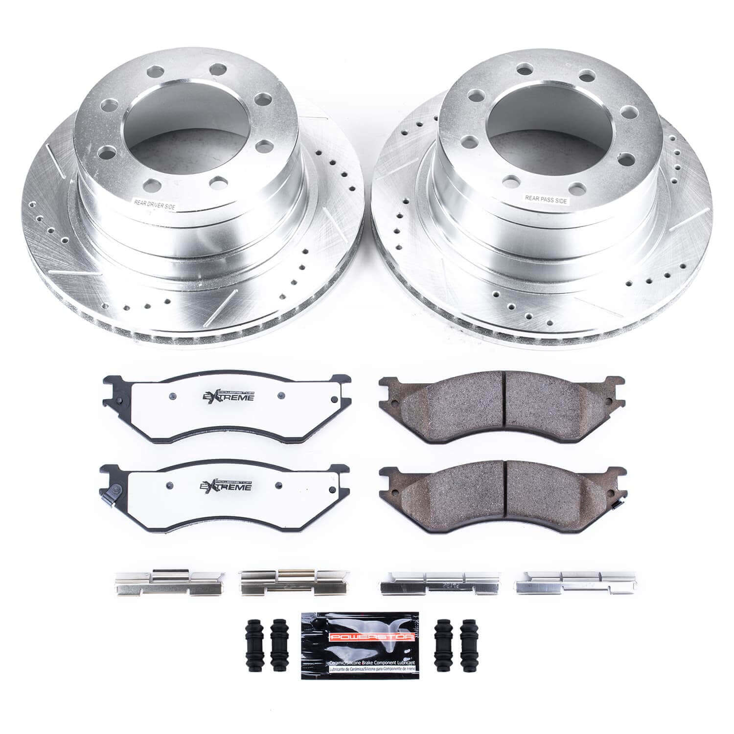 Power Stop K5490-36 Z36 Severe-Duty Truck And Tow 1-Click Brake Kit (Rear) for 2003-2008 Dodge RAM 1500 Laramie product image