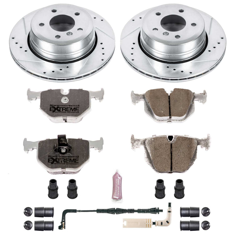 Power Stop K5491-26 Z26 Extreme Street Warrior 1-Click Brake Kit (Rear) for 2006-2010 BMW 525XI product image