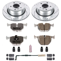 Power Stop K5492-26 Z26 Extreme Street Warrior 1-Click Brake Kit (Rear) for 2006-2010 BMW 530XI Station Wagon product image