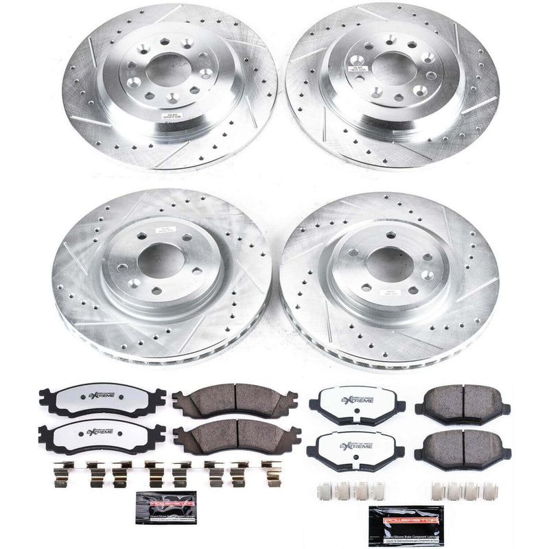 Power Stop K5508-36 Z36 Severe-Duty Truck And Tow 1-Click Front And Rear Brake Kit for 2010 Ford Taurus Sho product image