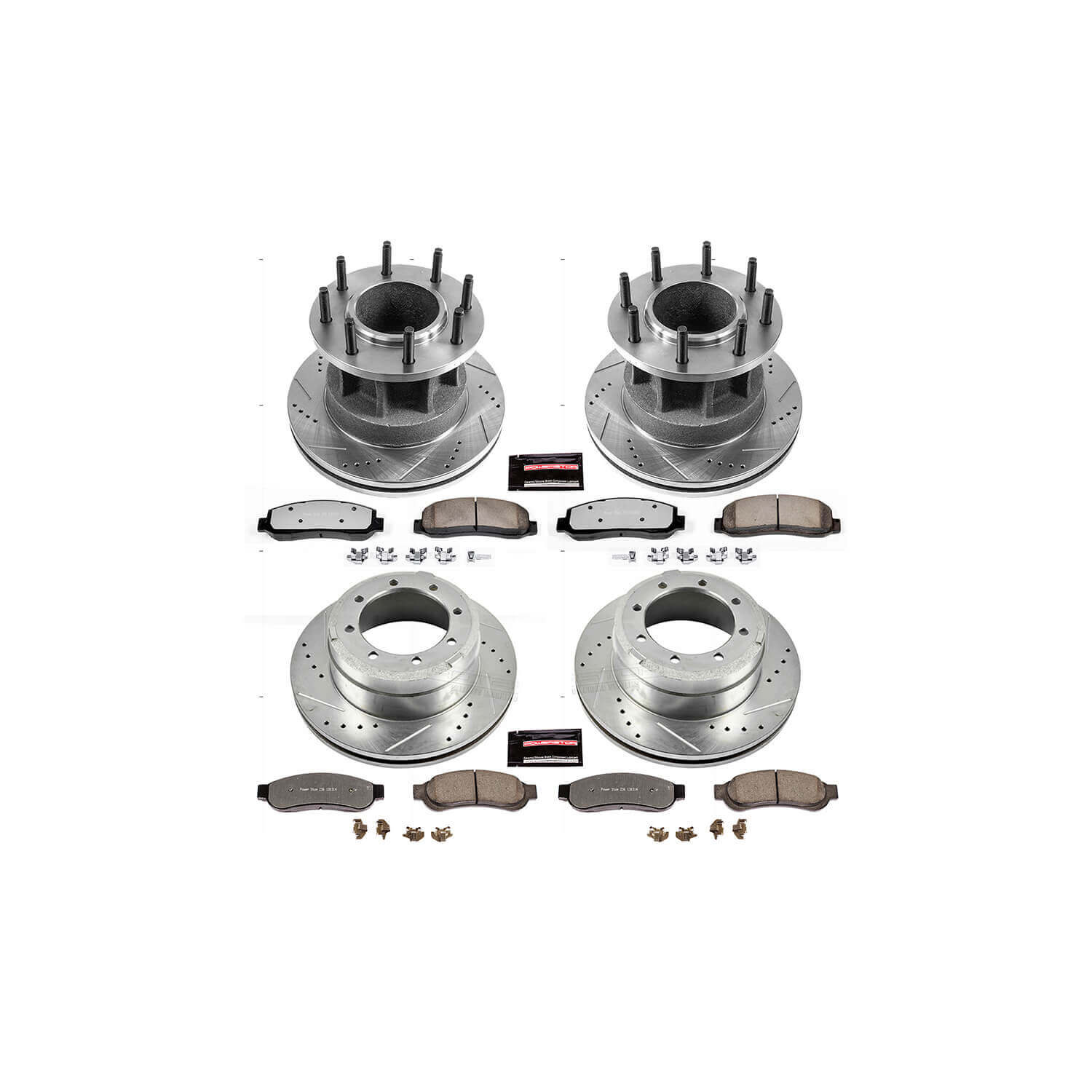 Power Stop K5517-36 Z36 Severe-Duty Truck And Tow 1-Click Front And Rear Brake Kit for 2010-2011 Ford F-350 Super Duty product image