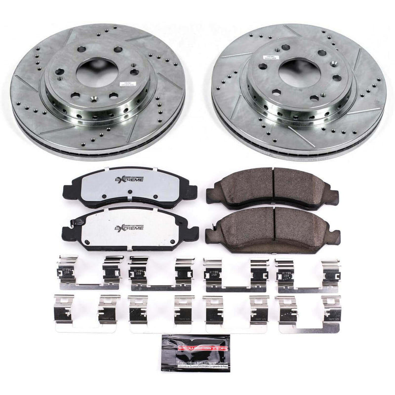 Power Stop K5519-36 Z36 Severe-Duty Truck And Tow 1-Click Front Brake Kit for 2007-2020 Chevrolet Tahoe Ppv product image