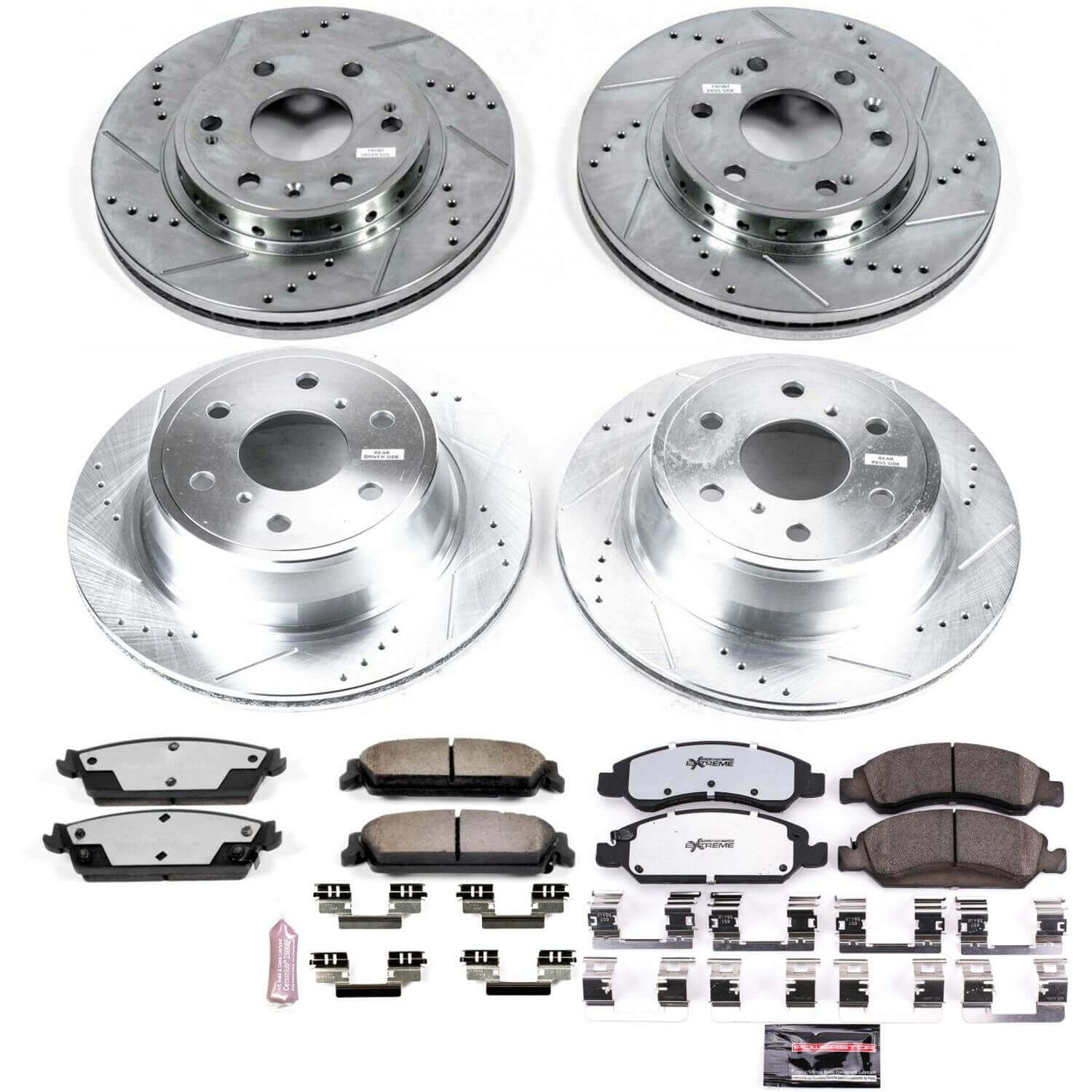 Power Stop K5520-36 Z36 Severe-Duty Truck And Tow 1-Click Front And Rear Brake Kit for 2007-2014 Chevrolet Tahoe Ppv product image