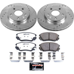 Power Stop K5522-26 Z26 Street Warrior 1-Click Front Brake Kit for 2010-2016 Buick Lacrosse product image