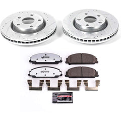 Power Stop K5526-26 Z26 Street Warrior 1-Click Front Brake Kit for 2008-2009 Pontiac G8 product image