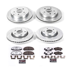 Power Stop K5527-26 Z26 Street Warrior 1-Click Front And Rear Brake Kit for 2008-2009 Pontiac G8 product image