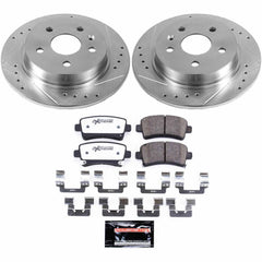 Power Stop K5531-26 Z26 Street Warrior 1-Click Rear Brake Kit for 2010-2016 Buick Lacrosse product image