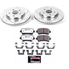 Power Stop K5547-26 Z26 Street Warrior 1-Click Rear Brake Kit for 2010-2020 Buick Allure product image