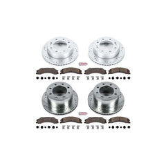 Power Stop K5560-36 Z36 Severe-Duty Truck And Tow 1-Click Brake Kit (Front And Rear) for 2011 Chevrolet Silverado 3500 Hd product image