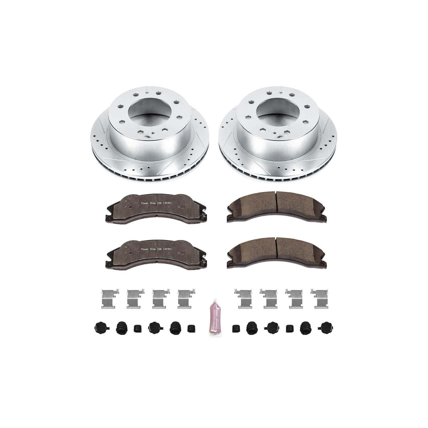 Power Stop K5563-36 Z36 Severe-Duty Truck And Tow 1-Click Brake Kit (Rear) for 2011-2019 Chevrolet Silverado 2500 Hd product image