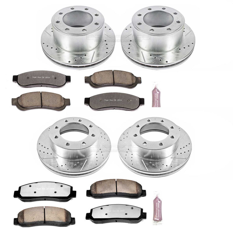 Power Stop K5573-36 Z36 Severe-Duty Truck And Tow 1-Click Brake Kit (Front And Rear) for 2010 Ford F-350 Super Duty Cabela's product image